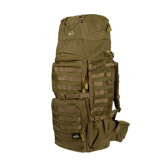 Рюкзак Tramp Defender 75л пісочний тактичний, великий туристичний рюкзак трамп із Molle