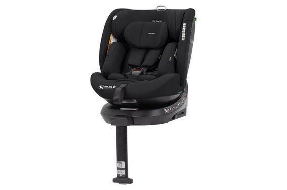 Автокрісло CARRELLO Octopus CRL-16002 Midnight Black i-Size 40-150см ISOFIX, поворот, опор.стійка
