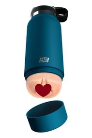 Мастурабатор вагина Pipedream PDX Plus в колбе, синий, 23.8 см sexstyle