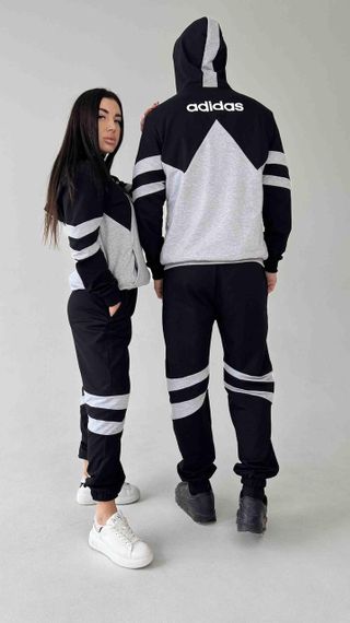 Спортивний костюм унісекс adidas колір сірий | Зображення 1