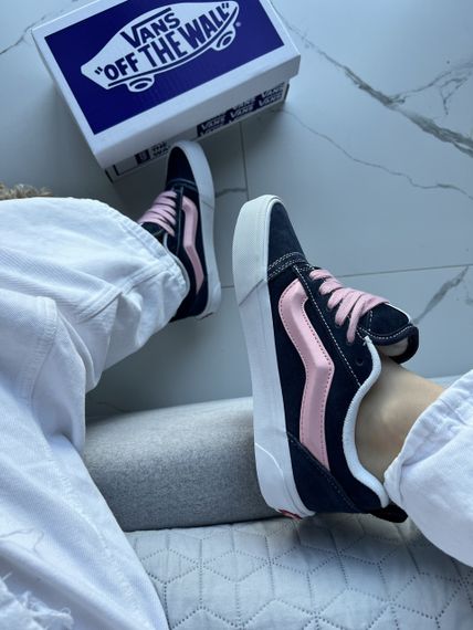 Кеди Vans KNU Skool Blue Pink(якість)  3019 | Зображення 9