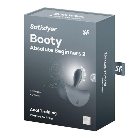 Анальная вибропробка Satisfyer Booty Absolute Beginners 2, для начинающих, вводимая часть 3,5 см | Зображення 6