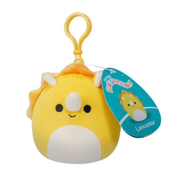 Мягкая игрушка на клипсе "Трицератопс" Squishmallows SQCP00216, 9 см | Зображення 1