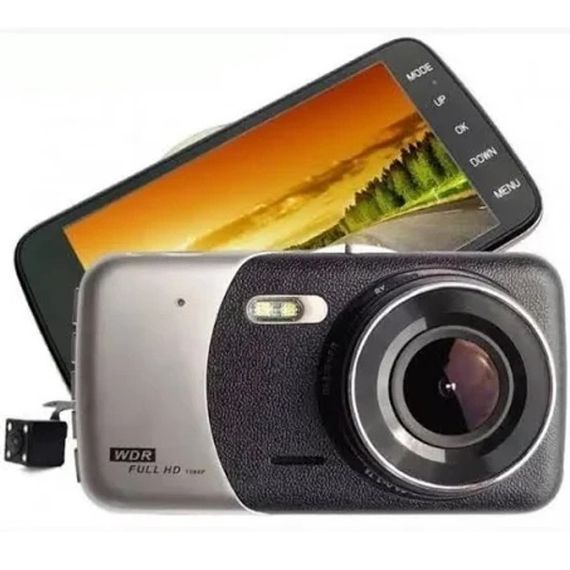 Відеореєстратор автомобільний MHZ DVR CT503 1080P із двома камерами | Зображення 1