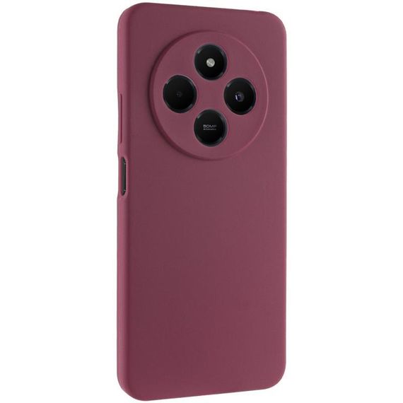 Чохол Silicone Cover Ummi Lakshmi Full Camera (AA) для Xiaomi Redmi 14C / Poco C75 Бордовий / Marsala