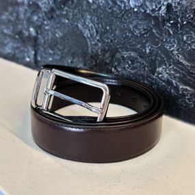 Чоловічий двосторонній шкіряний ремінь 1845