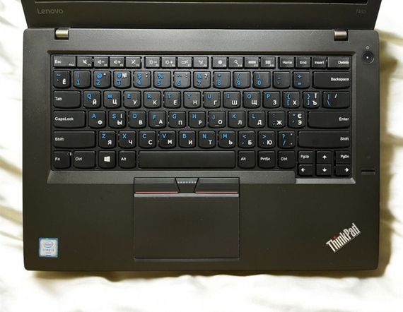 Ноутбук Lenovo ThinkPad T460 / 14" (1366х768) TN / Intel Core i5-6200U (2 (4) ядра по 2.3 - 2.8 GHz) / 8 GB DDR3 / 320 GB HDD / Intel HD Graphics 520 / WebCam б/в | Зображення 2