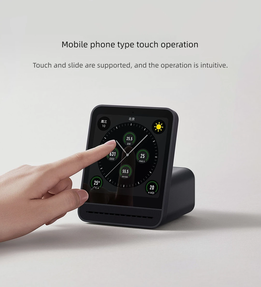 Аналізатор якості повітря Xiaomi Qingping ClearGrass Air Detector Gen 2 (CGS2) Black | Зображення 6