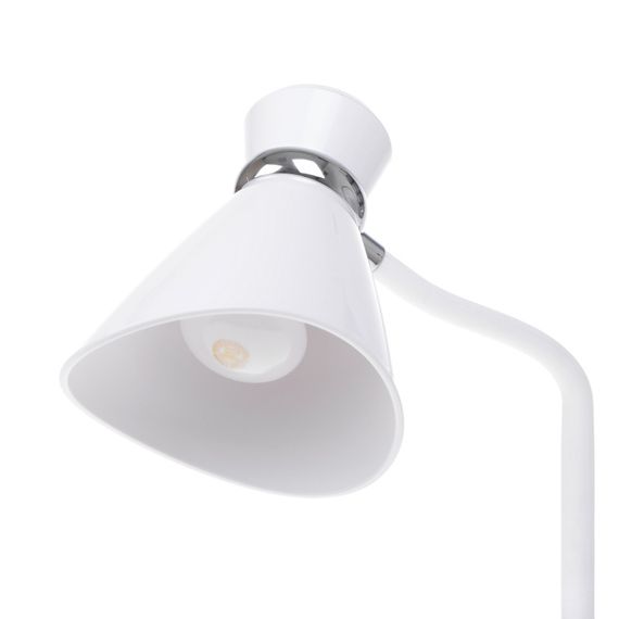 Настольная лампа на гибкой ножке офисная MTL-36 WH E27 | Зображення 1