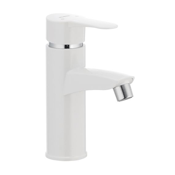 Смеситель для умывальника PLAMIX Sergio-001 белый (PM0028)