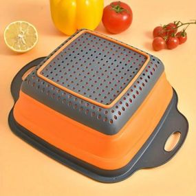 Друшляк Benson BN-093 (квадрат, 29см) Помаранчевий