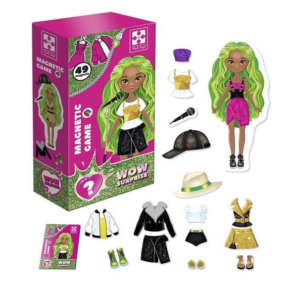 Магнитная игра-одевашка WOW Surprise "Singer" VT 3210-13 Vladi Toys (4820234763214) | Зображення 4