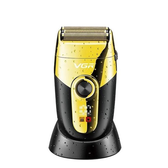 Профессиональная электробритва VGR V-383 Finale Shaver с подставкой, машинка мужская для бритья | Зображення 5