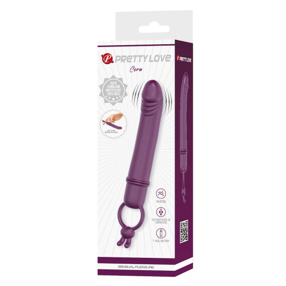 Вібростимулятор PRETTY LOVE Cora Silicone Vibrator Sex Aura | Зображення 1
