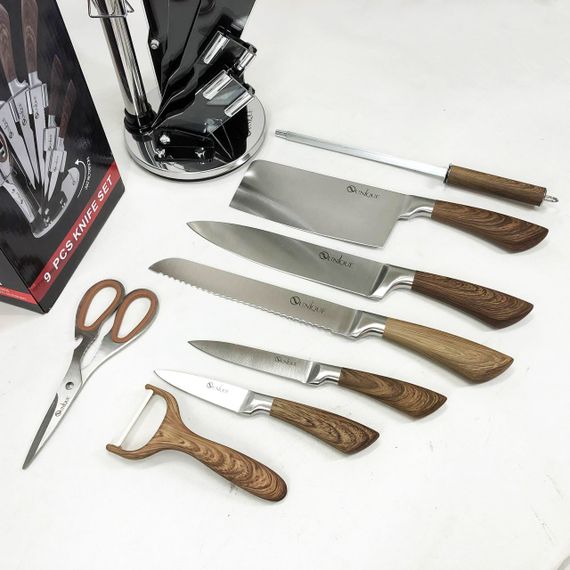 Набор ножей для каждой кухни UNIQUE UN-1833, Набор ножей для поваров литых кухни TZ-77 | Зображення 4