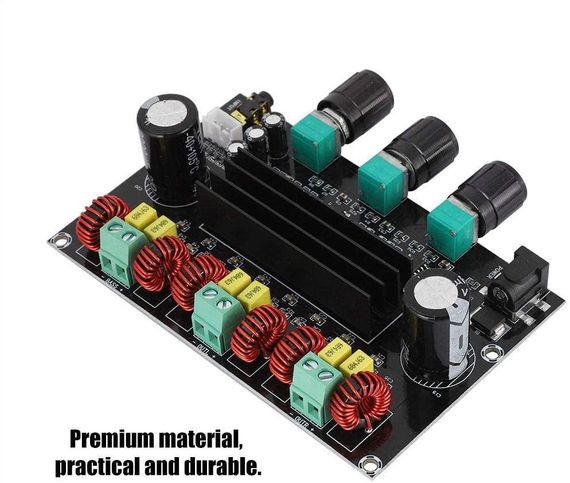 Усилитель звука в Корпусе XH-M574 TPA3116D2 50Вт*2 + 100Вт 2.1 DC 8-24В | Зображення 5