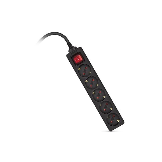 Мережевий фільтр живлення REAL-EL RS-Protect M 5m, black (EL122300030) | Зображення 8