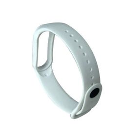 Ремешок силиконовый для Xiaomi Mi Band 5 №2 белый
