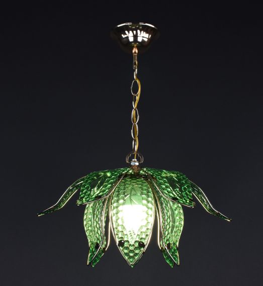 Люстра підвісна на 1 лампочку 27795 Золото 25-40х35х35 см. | Зображення 1