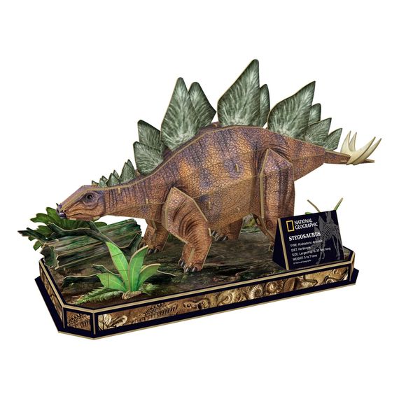 Пазл Cubic Fun 3D National Geographic Dino Стегозавр (DS1054h) | Зображення 1