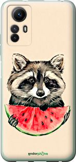 Чохол на Xiaomi Redmi Note 12S Єнотик з кавуном "4605u-3065-2448"