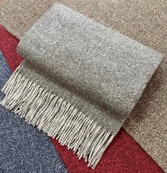 Плед вовняний П2 сірий Love You 140 x 200 см | Зображення 2