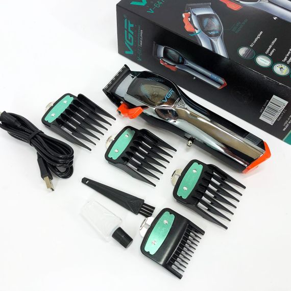 Машинка для стрижки волосся VGR V-647 зі змінними насадками, Машинка для стрижки для дому | Зображення 1