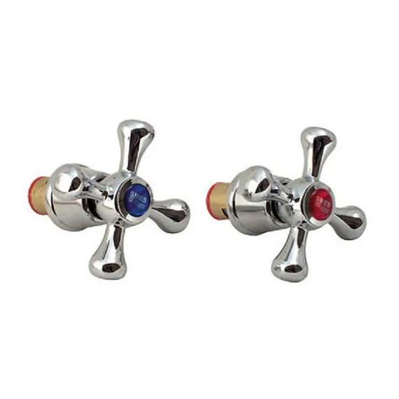 Ручки для смесителя с кран буксами (пара) EP Smes (CH0161)