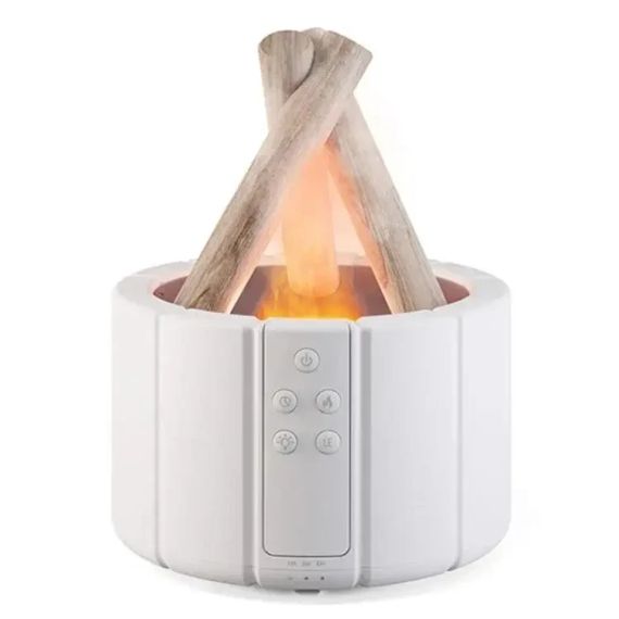 Зволожувач повітря з підсвічуванням полум'я , ефект багаття | Зображення 1