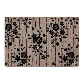 Килимок універсальний для підлоги льон Квіти 60*90см Дариана