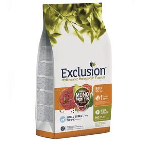 Сухой корм Exclusion Puppy Beef Small Breed для щенков маленьких пород с говядиной 500 г