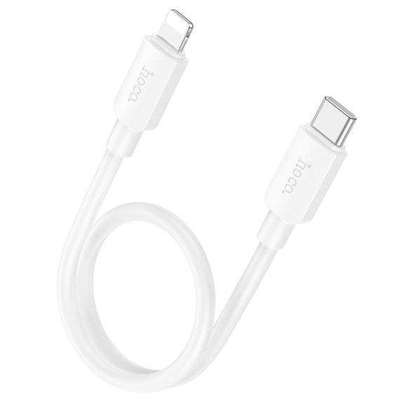 Дата кабель Hoco X96 Hyper Type-C to Lightning 20W (1m) White | Зображення 1