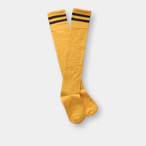 Футбольні гетри дитячі унісекс ТМ TwinSocks Жовтий, 18-20