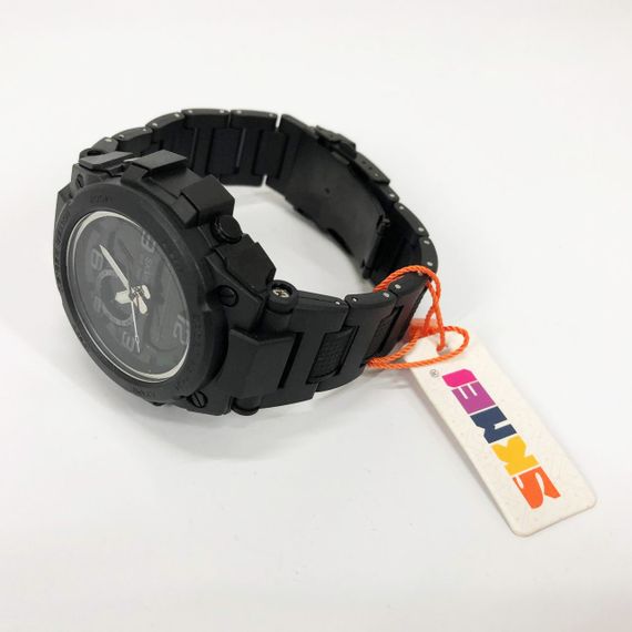 Армійський наручний годинник з таймером SKMEI 1452BK BLACK, Фірмовий спортивний годинник BE-25 | Зображення 2