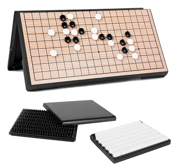 Настольная игра "Go Game" 3215GG 2 цвета фишек, игровая доска 32х32 см | Зображення 4