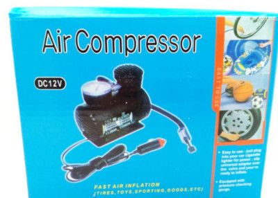 Автомобільний компресор Air Pomp MJ004, для підкачування шин, автонасос | Зображення 1