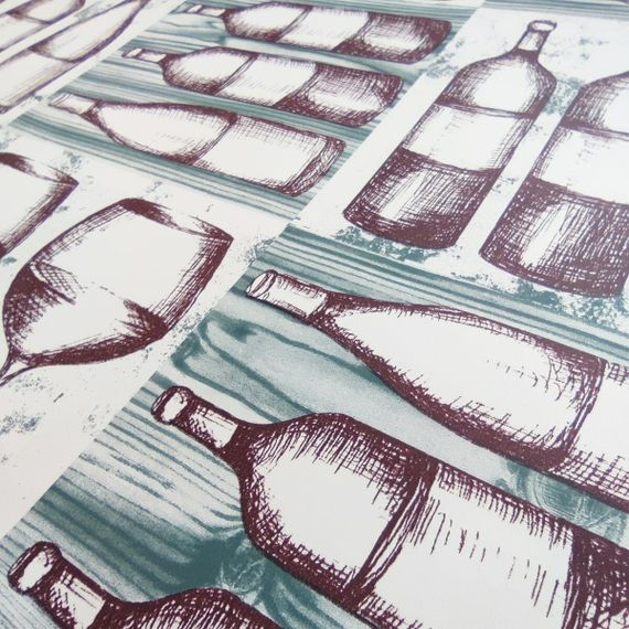 Самоклеюча плівка на паперовій основі 0,45х10м х 0,07мм Винна SW-00000798 | Зображення 1