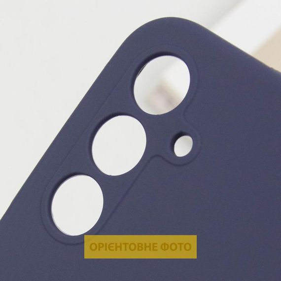 Чохол Silicone Cover Lakshmi Full Camera (AAA) для Samsung Galaxy S25 Edge Темно-синій / Midnight blue | Зображення 4