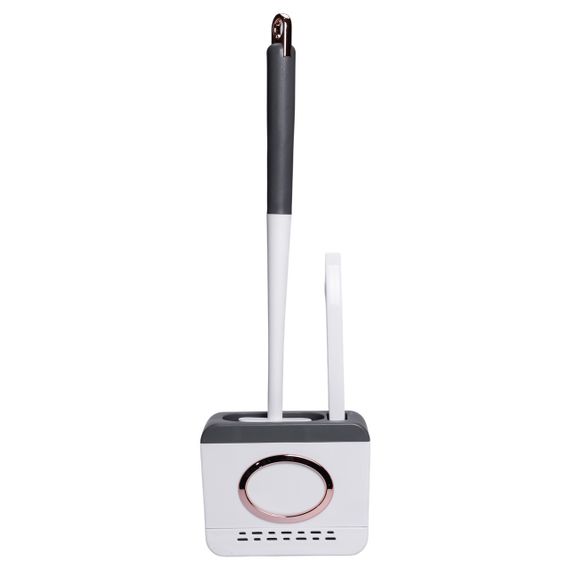 Силіконовий йоржик для туалету настінний 13×5.5×42 (см) йорж для унітазу силіконовий із щіткою йоржик для унітазу HP-35015-48DG