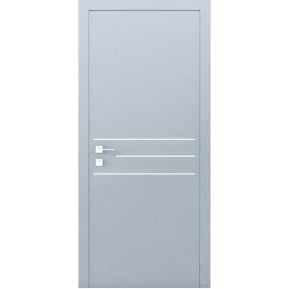 Двери Rodos CORTES PRIMA 1G + молдинг, PRIMA 3G + молдинг RAL 7040