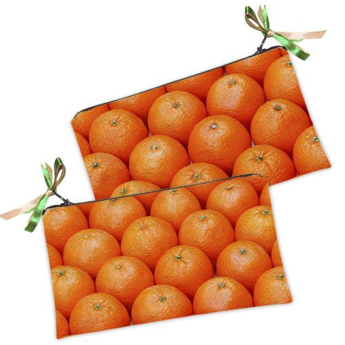 Косметичка жіноча Мандаринки 20х12 см (K_14S073)