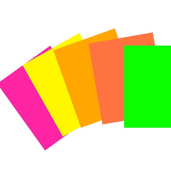 Набор односторонней цветной бумаги "Неоновый" АП-1220 | Зображення 1