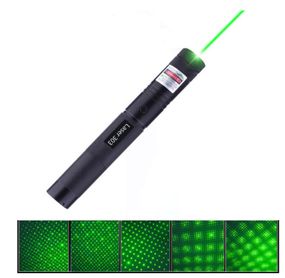 Лазер, лазерна указка Laser 303 Black з акумулятором 18650, що перезаряджається, зарядником в подарунковій коробці, Зелений