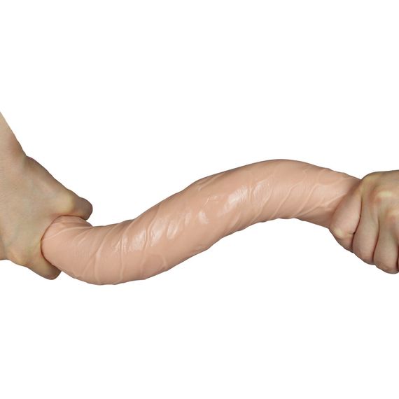 Двухсторонний фаллоимитатор - King-Sized Realistic Slim Ultra Double Dildo 17" sexstyle | Зображення 1