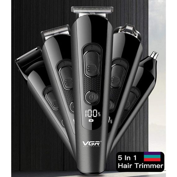 Машинка для стрижки волосся домашня, Електрична машинка для стрижки з насадками, Тример бездротовий YK-60 | Зображення 4