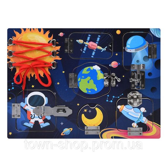 Деревянная игрушка Бизиборд MD 0146-1 игровое поле 30×22,5 см
