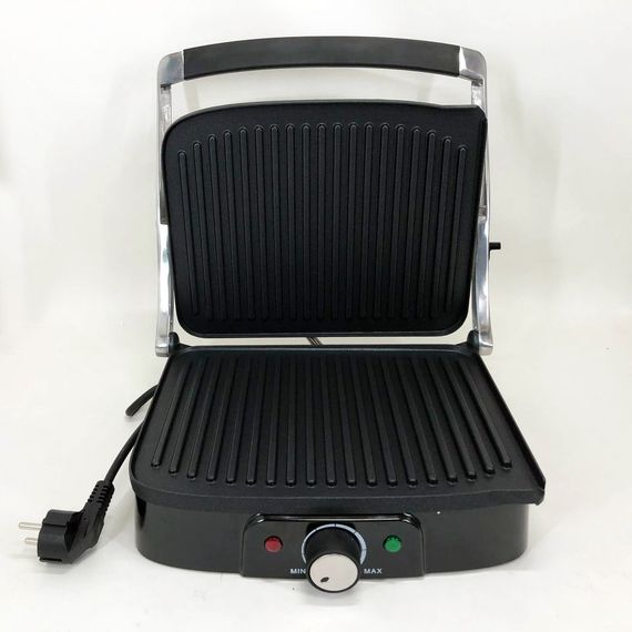 Гриль двухсторонний контактный Rainberg RB-5413 3200Вт, MX-215 Бутербродница мультипекарь | Зображення 4