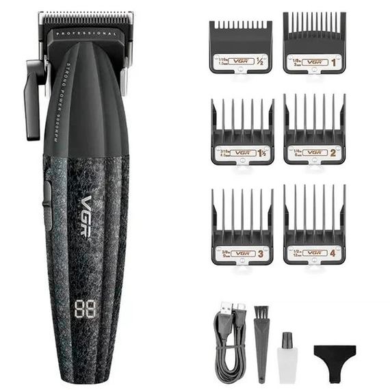 Машинка для стрижки VGR V-640C BLACK чорна