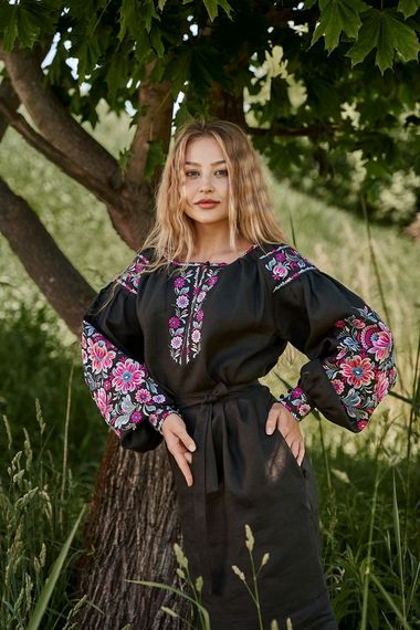 Платье  вышиванка  лен | Зображення 2