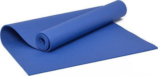 Килимок для йоги та фітнесу Power System PS-4014 PVC Fitness-Yoga Mat Blue (173x61x0.6) | Зображення 2